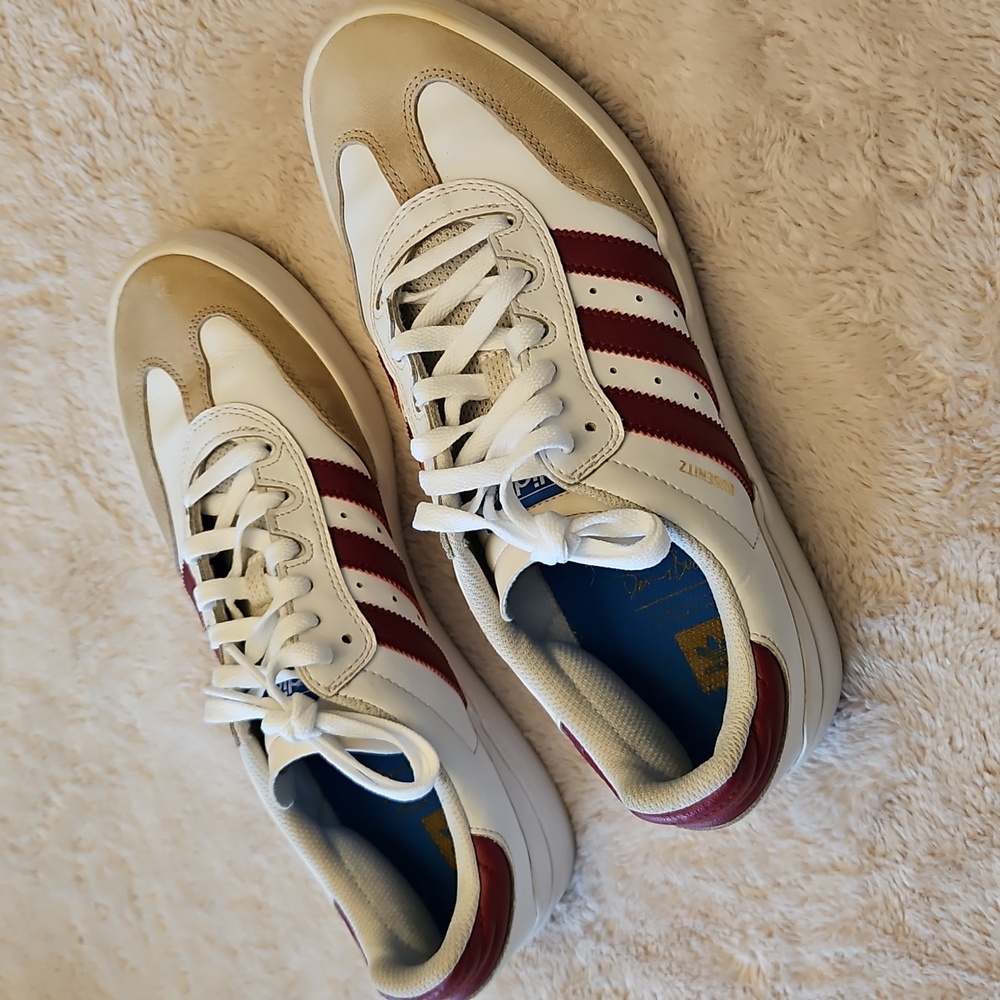 GUC Men's Adidas Busenitz White & Sneakers. Size 11. - Picture 4 of 9